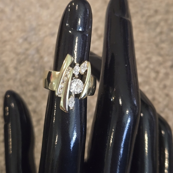 18kgp Over Silver Dubai Jewelry-  Women's Ring - Picture 3 of 10